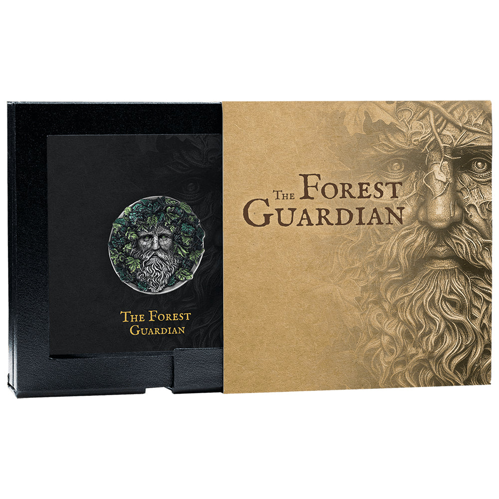 2025 $5 The Forest Guardian 2oz Silver Antiqued Coin Shipper