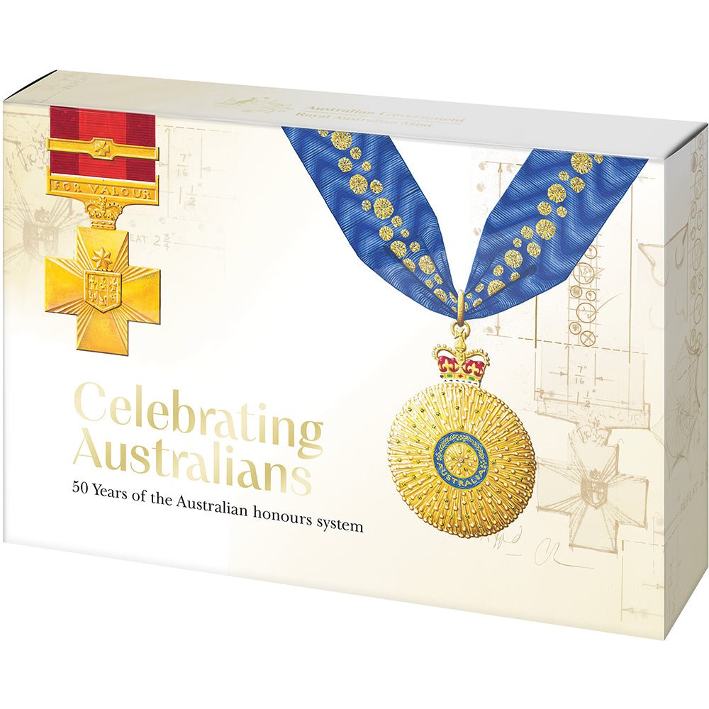2025 50 Years Of The Australian Honours System Six - Coin Proof Year Set - Direct Coins