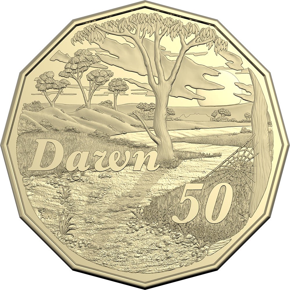 2025 50c Dorothea Mackellar - Treasured Australian Poetry Uncirculated Three - Coin Collection - Direct Coins