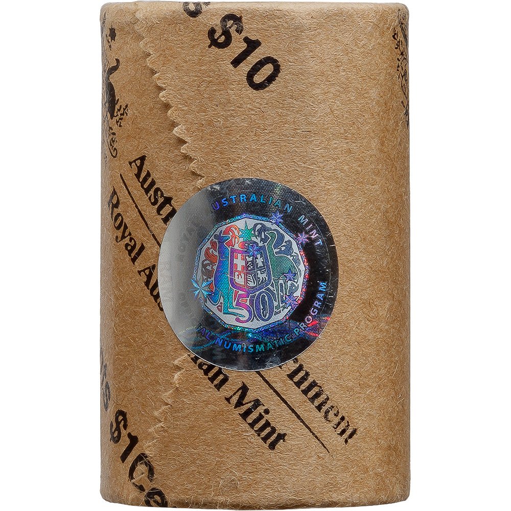 2025 50c HM King Charles III Effigy Coin Roll - Premium - Direct Coins