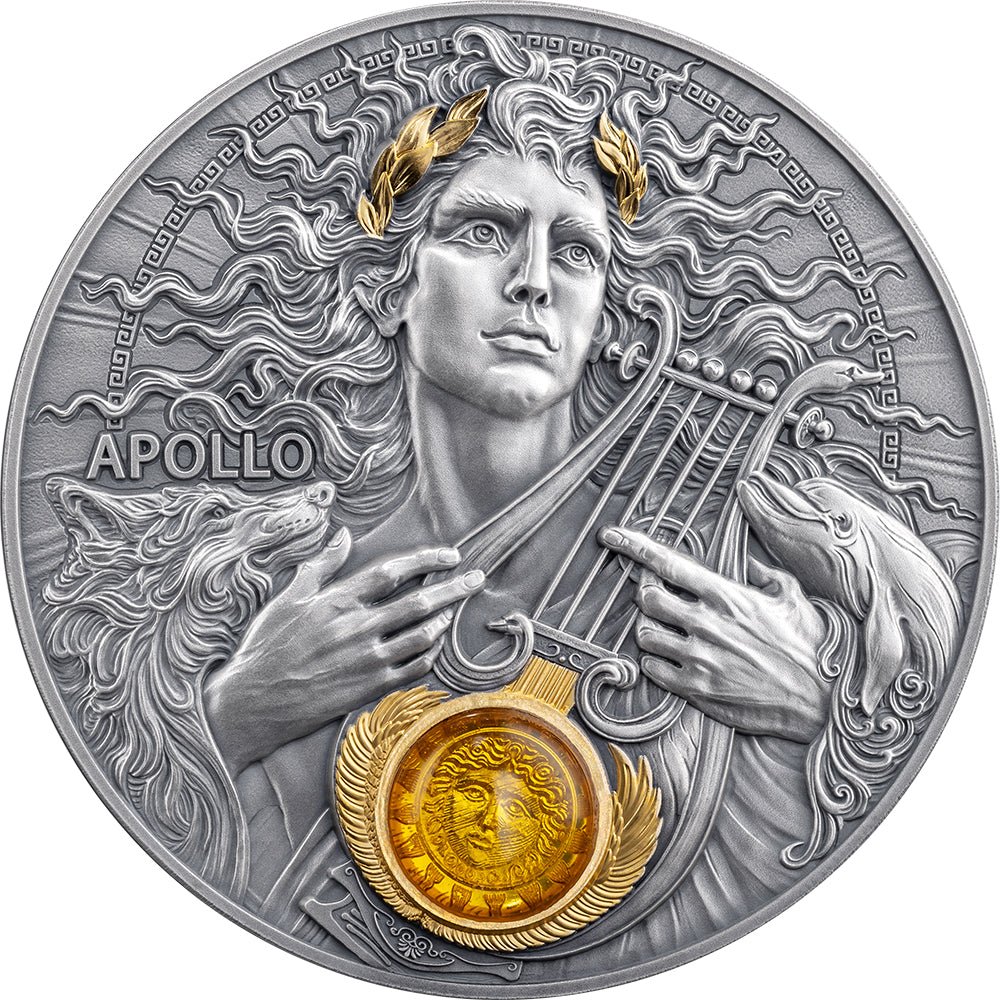 2025 Apollo 3oz Silver Antique Coin