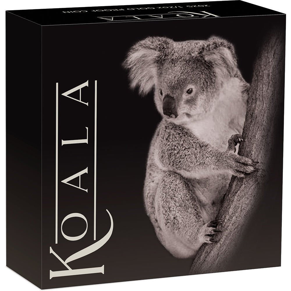 2025 Australian Koala 1/2oz Gold Proof Coin Shipper