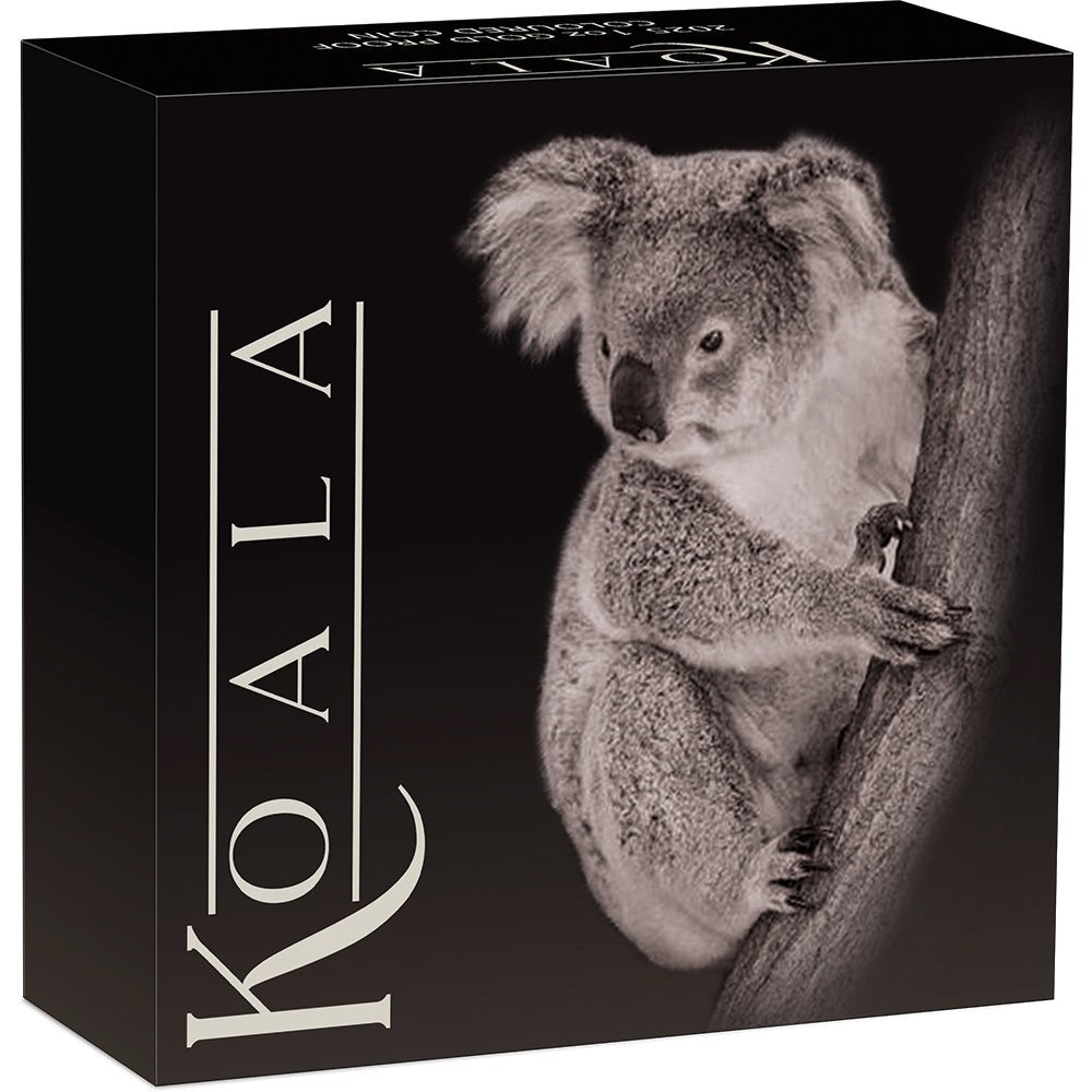 2025 Australian Koala 1oz Gold Proof Coloured Coin Shipper