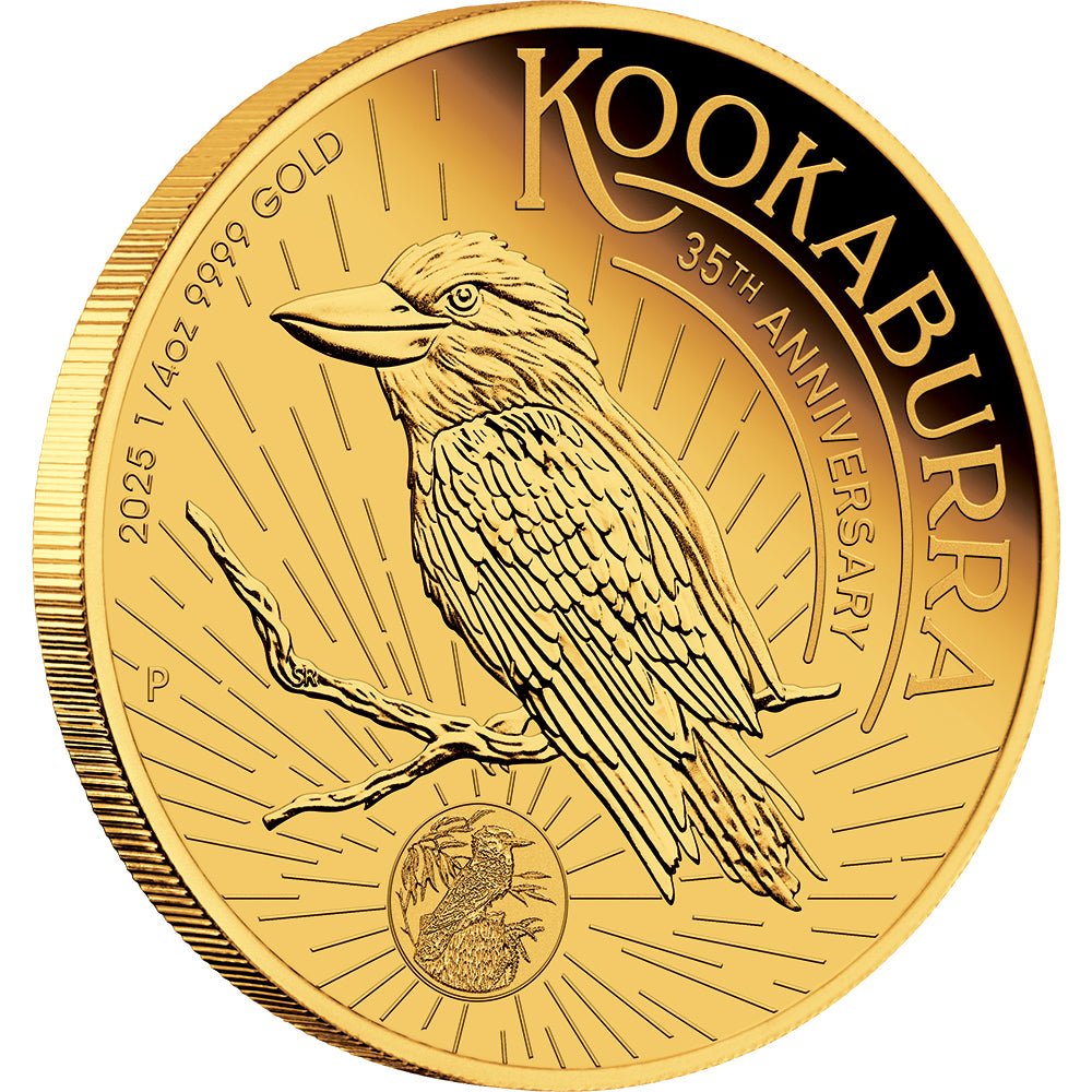 2025 Australian Kookaburra 1/4oz Gold Proof Coin