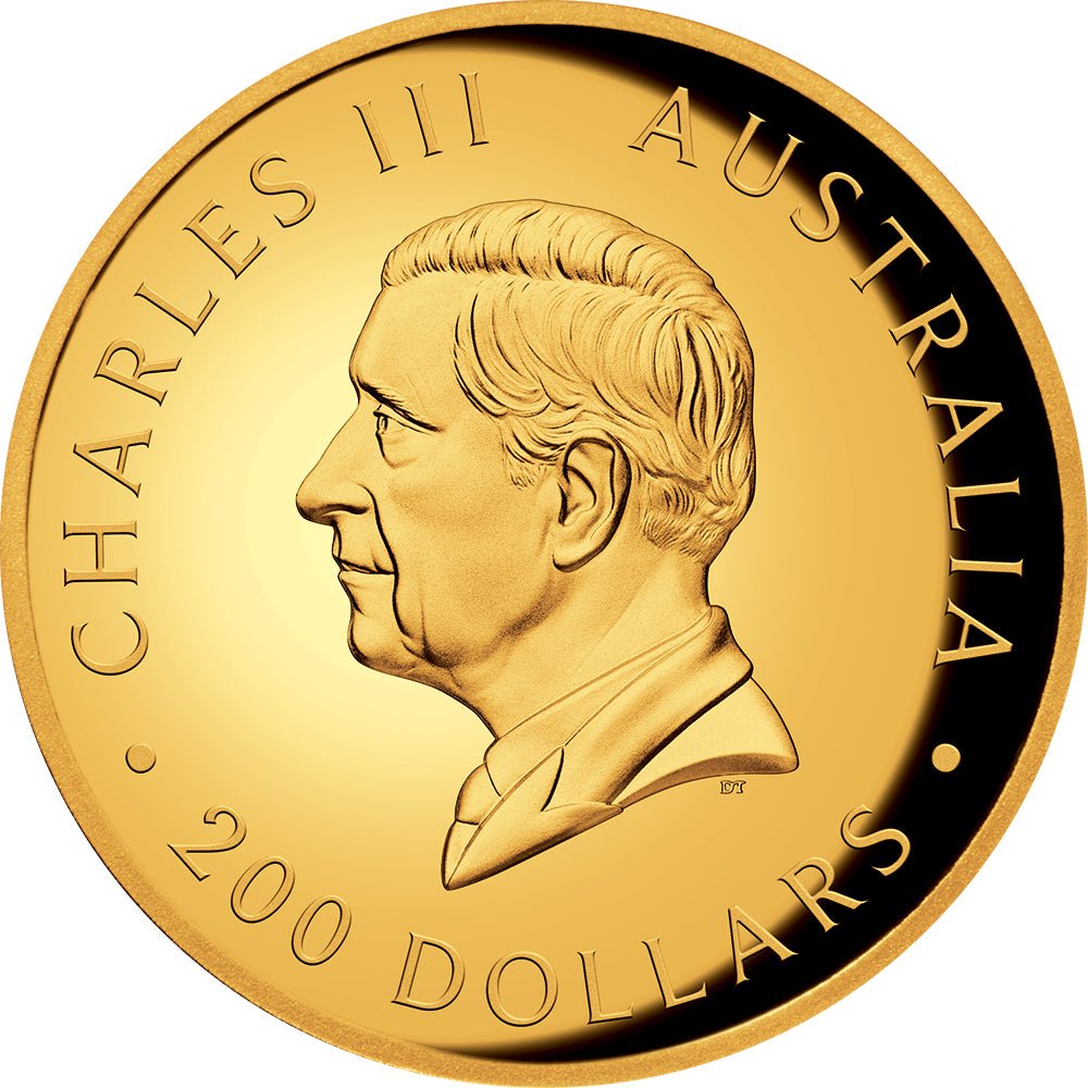 2025 Australian Kookaburra 2oz Gold Proof High Relief Coin Obverse