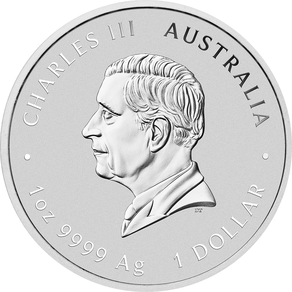 2025 Australian Quokka 1oz Silver Coloured Coin Obverse