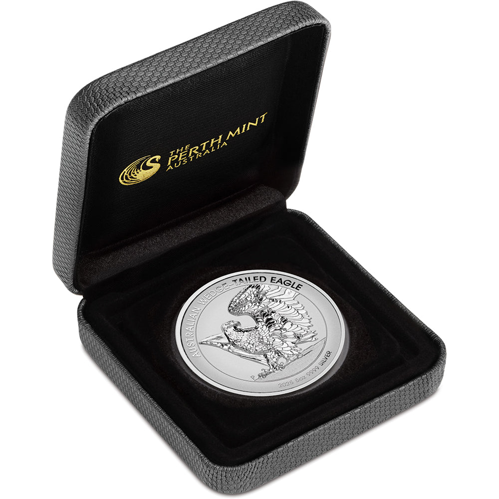 2025 Australian Wedge - Tailed Eagle 5oz Silver Reverse Proof Ultra High Relief Coin - Direct Coins