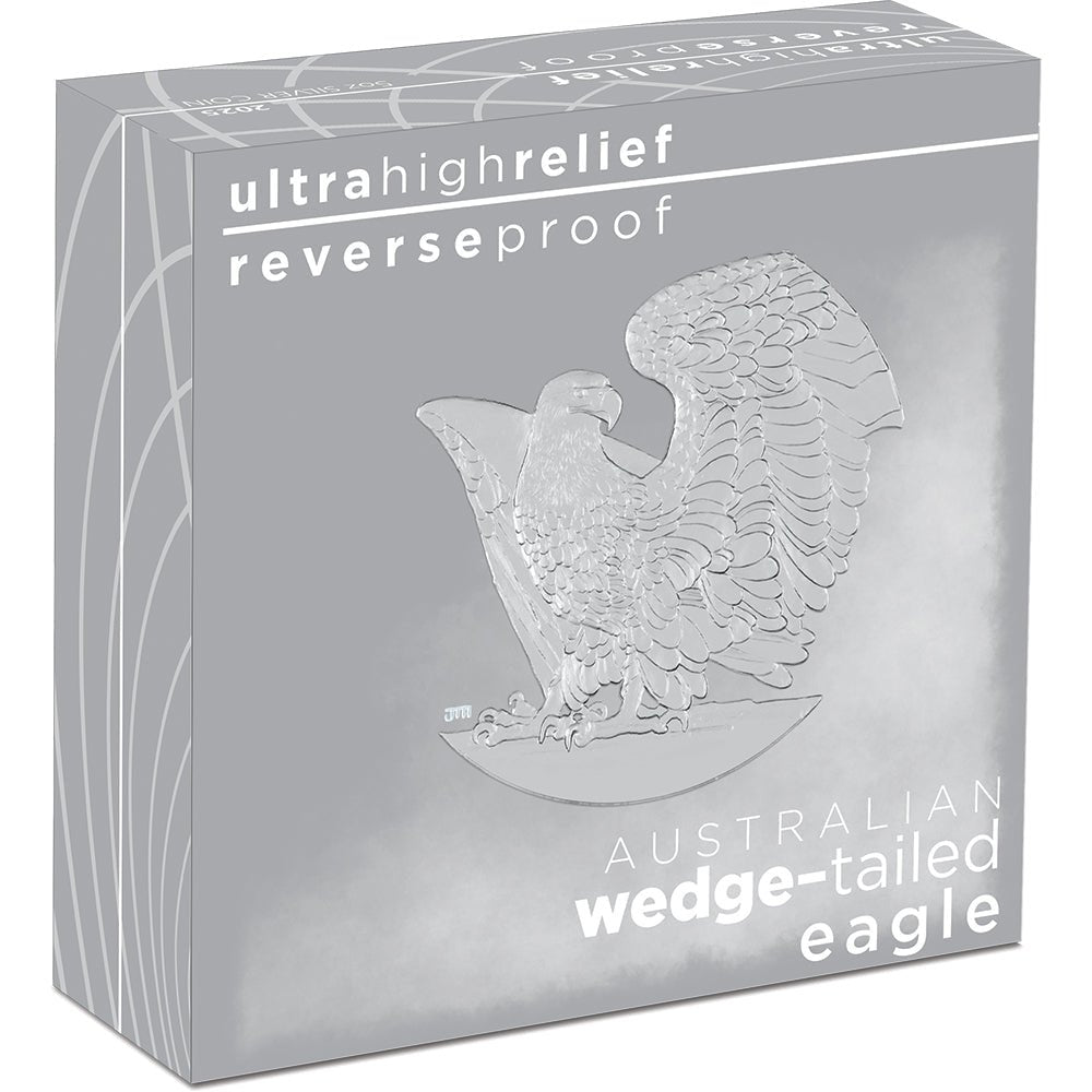 2025 Australian Wedge - Tailed Eagle 5oz Silver Reverse Proof Ultra High Relief Coin - Direct Coins