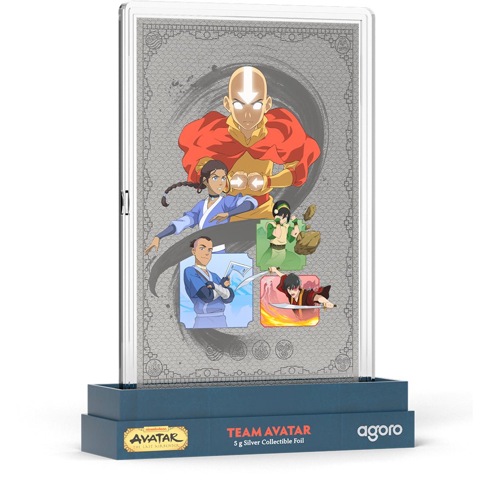 2025 Avatar The Last Airbender - Team Avatar 5g Silver Foil Stand