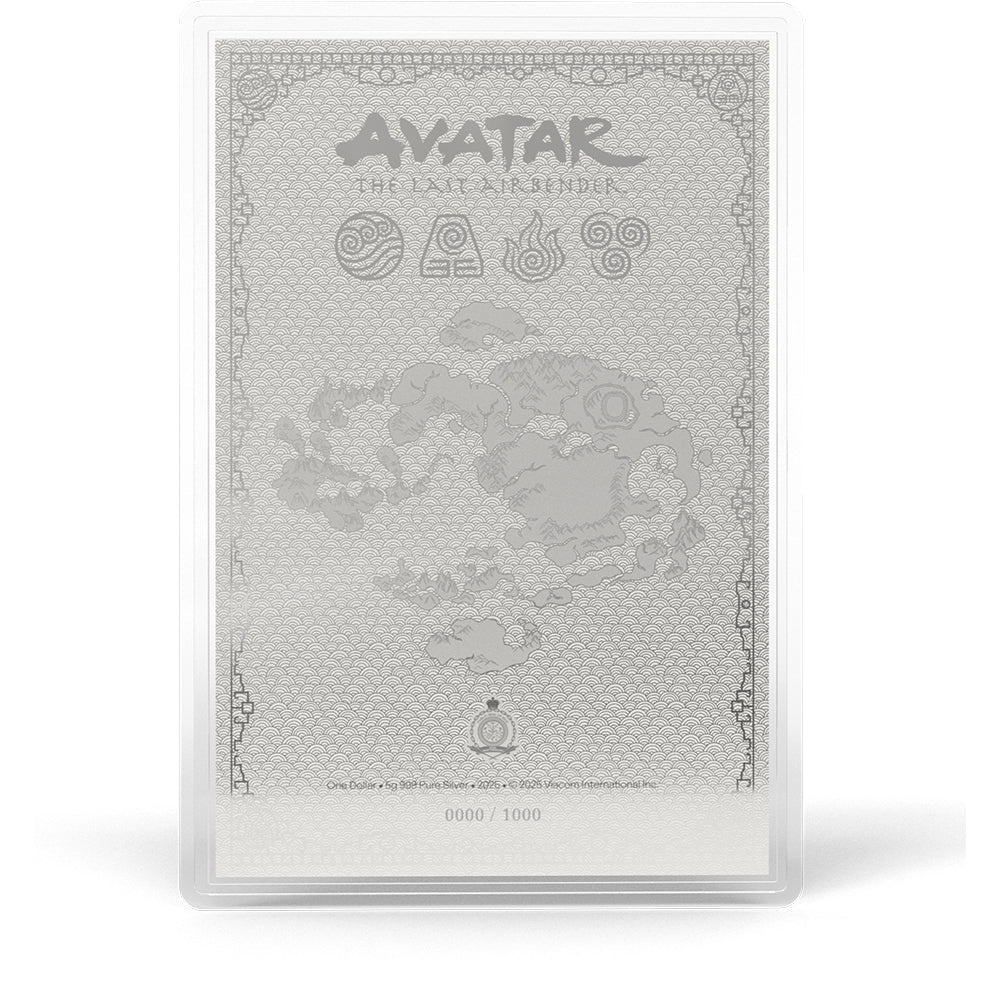 2025 Avatar The Last Airbender - Team Avatar 5g Silver Foil Obverse