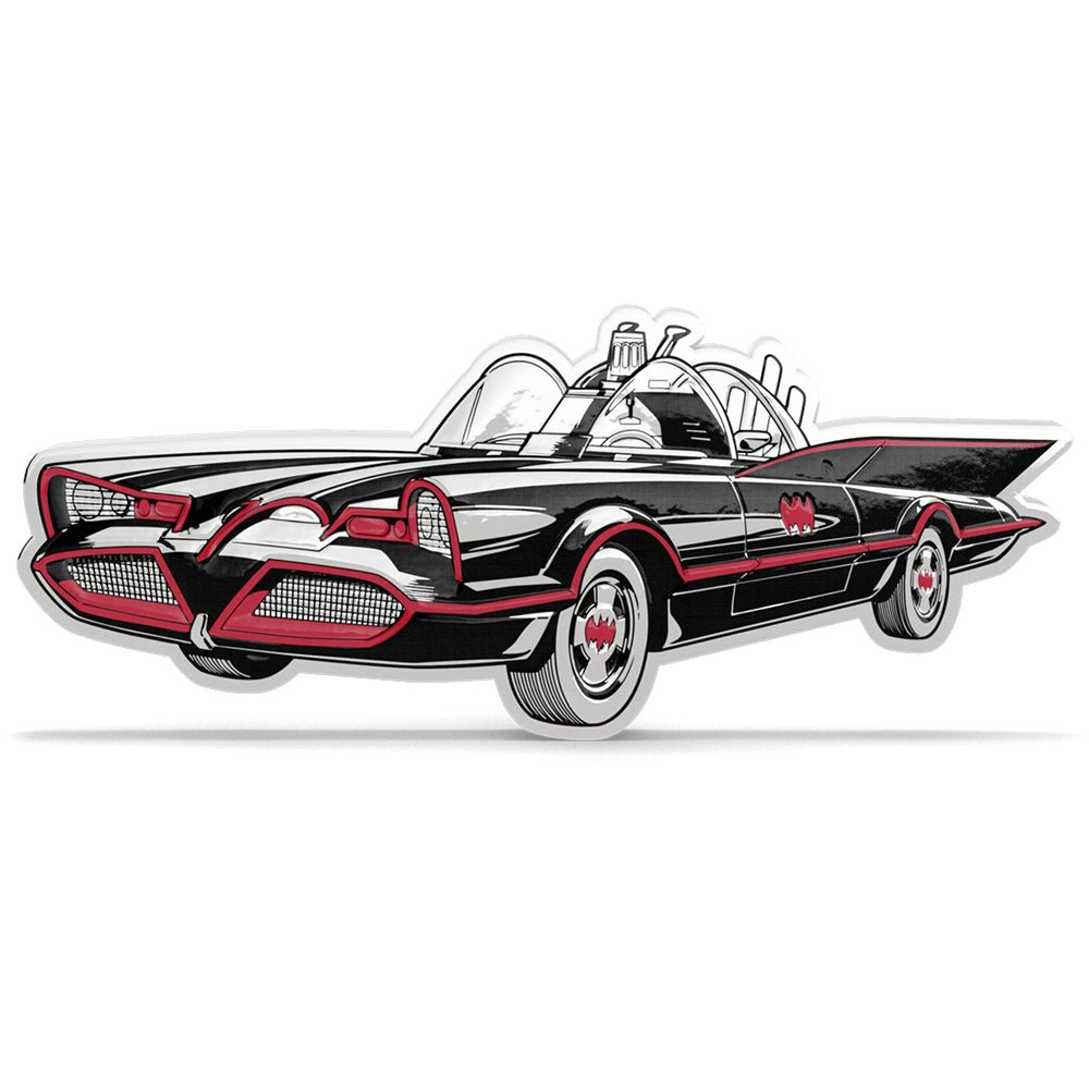 2025 BATMAN™66 - Batmobile 1oz Silver Collectible Coin Reverse