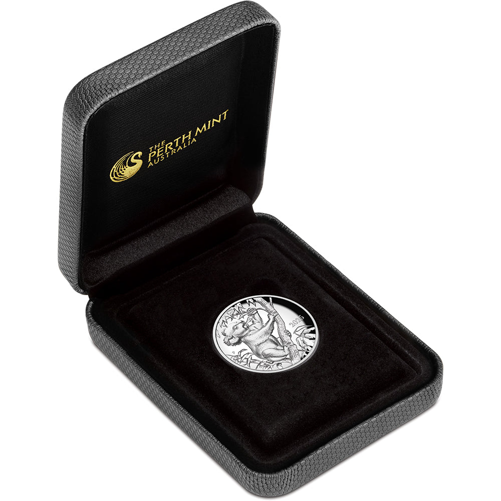 2025 Beth Zaiken Collection - The Koala 2oz Silver Proof Ultra High Relief Coin - Direct Coins