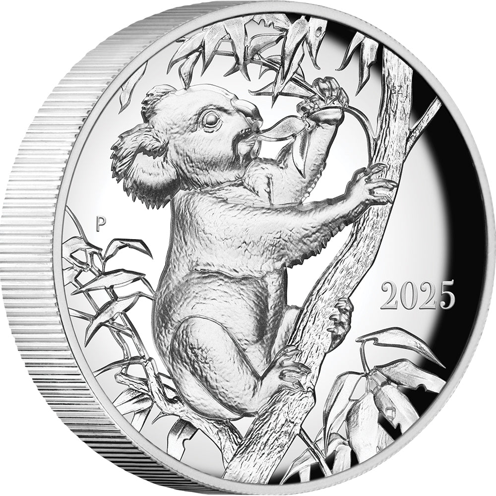 2025 Beth Zaiken Collection - The Koala 2oz Silver Proof Ultra High Relief Coin - Direct Coins