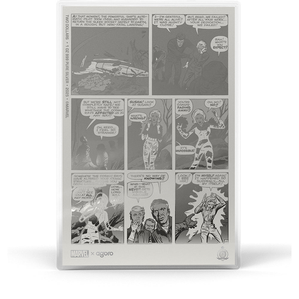 2025 COMIX™ - Marvel Fantastic Four #1 1oz Silver Foil Obverse