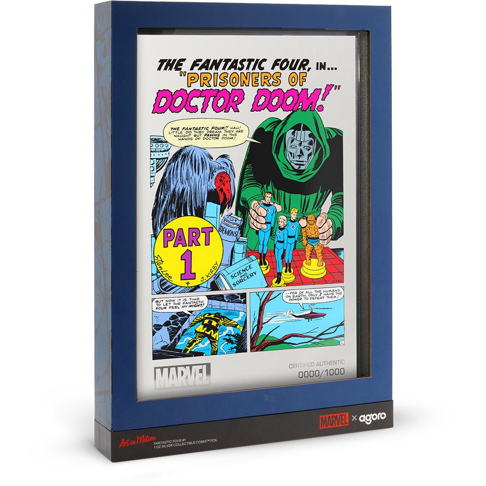 2025 COMIX™ - Marvel Fantastic Four #5 Foil 1oz Silver Foil Shipper