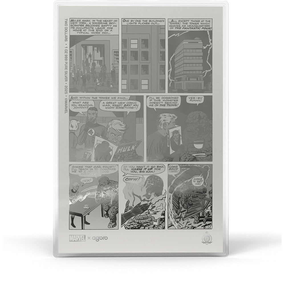 2025 COMIX™ - Marvel Fantastic Four #5 Foil 1oz Silver Foil Page 2