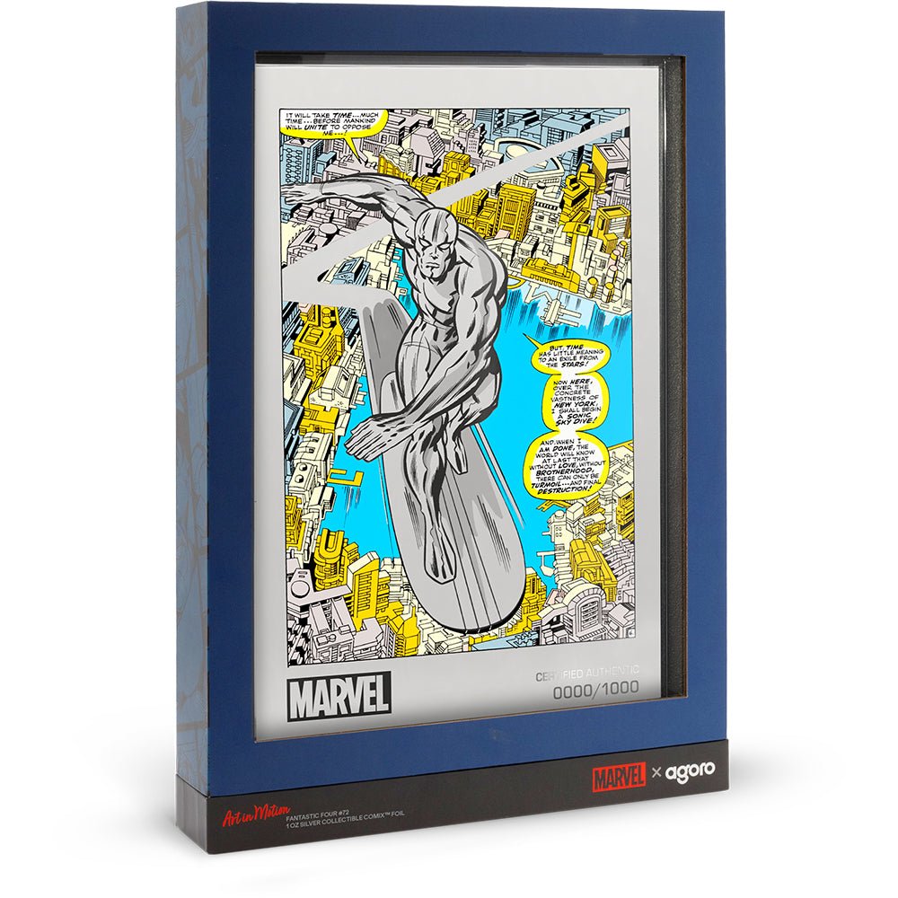 2025 COMIX™ - Marvel Fantastic Four #72 Foil 1oz Silver Foil Shipper