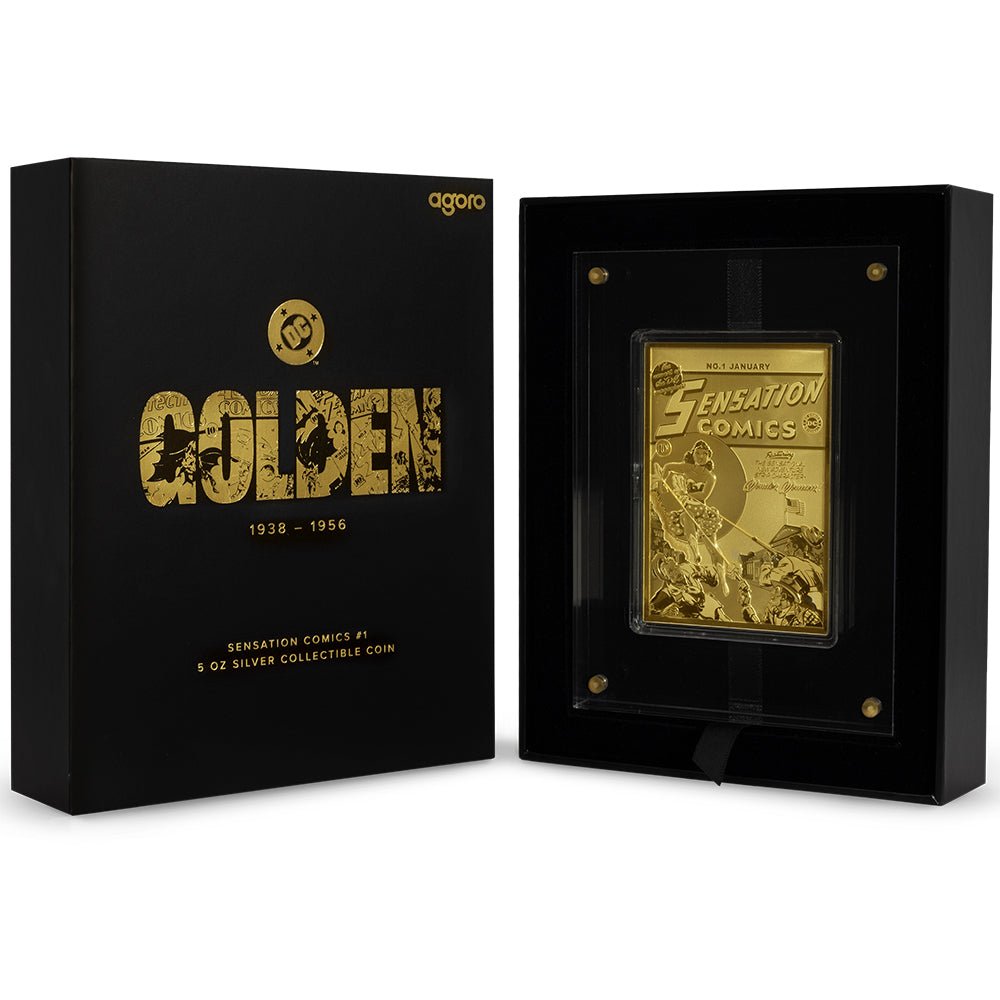 2025 DC 90th Anniversary - Golden Age - Sensation Comics 1 5oz Silver Coin - Direct Coins