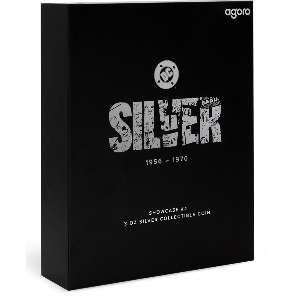 2025 DC 90th Anniversary - Silver Age - Showcase #4 3oz Silver Collectible Coin Shipper