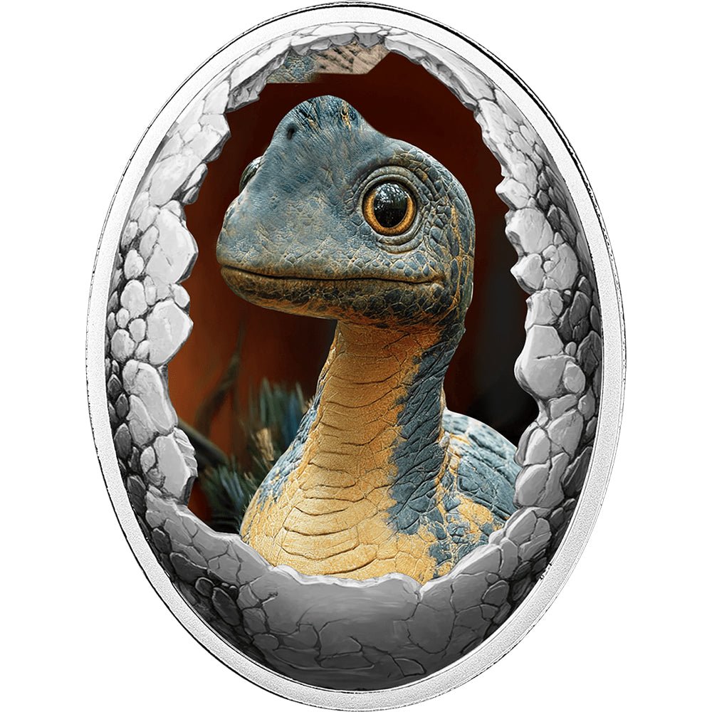 2025 Dinosauria - Brachiosaurus Silver Proof Lenticular Coin