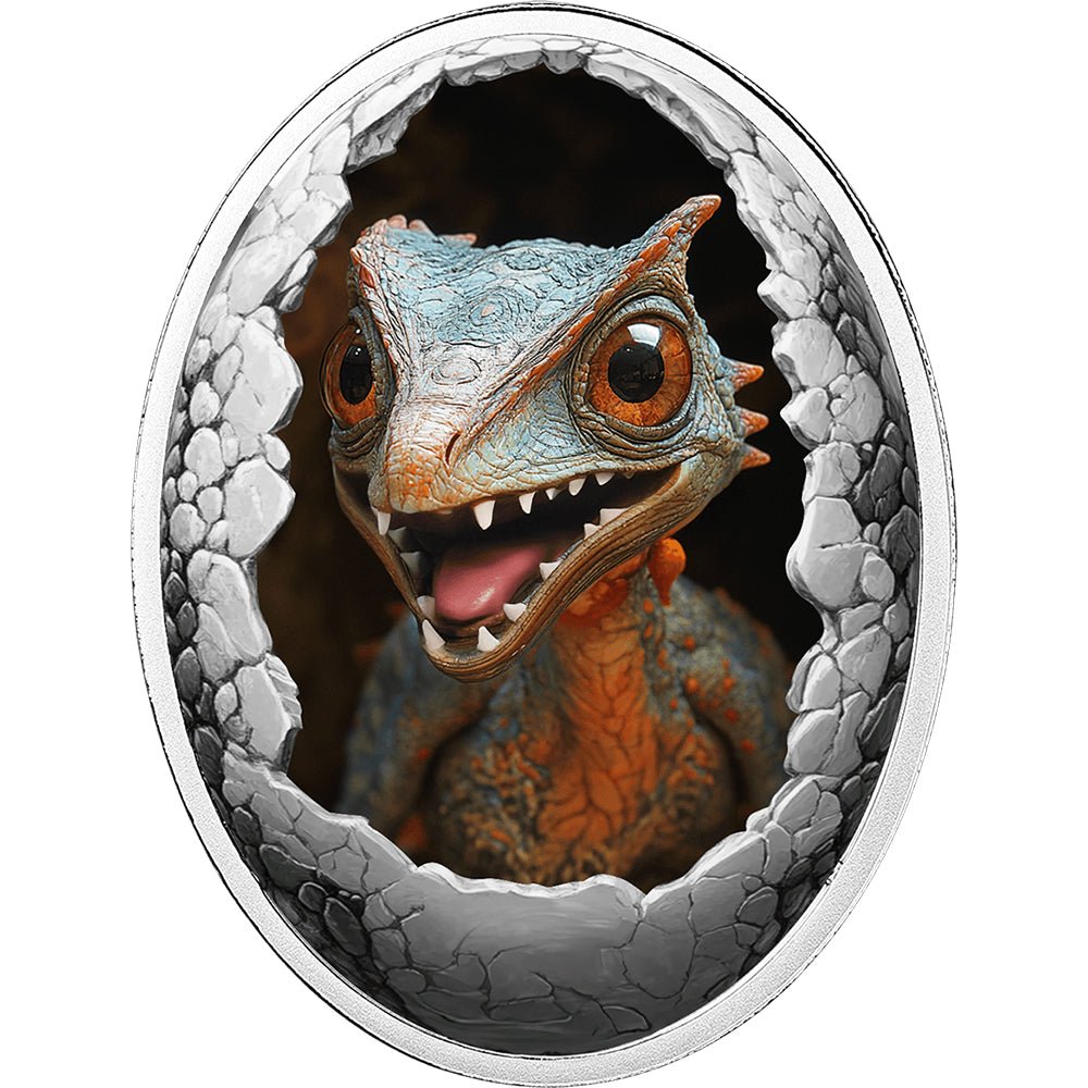 2025 Dinosauria - Pterodactylus Silver Proof Lenticular Coin