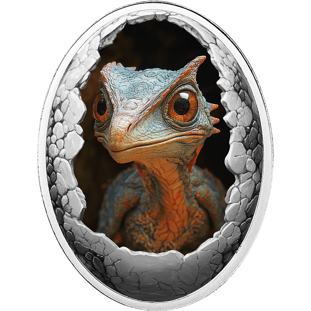 2025 Dinosauria - Pterodactylus Silver Proof Lenticular Coin