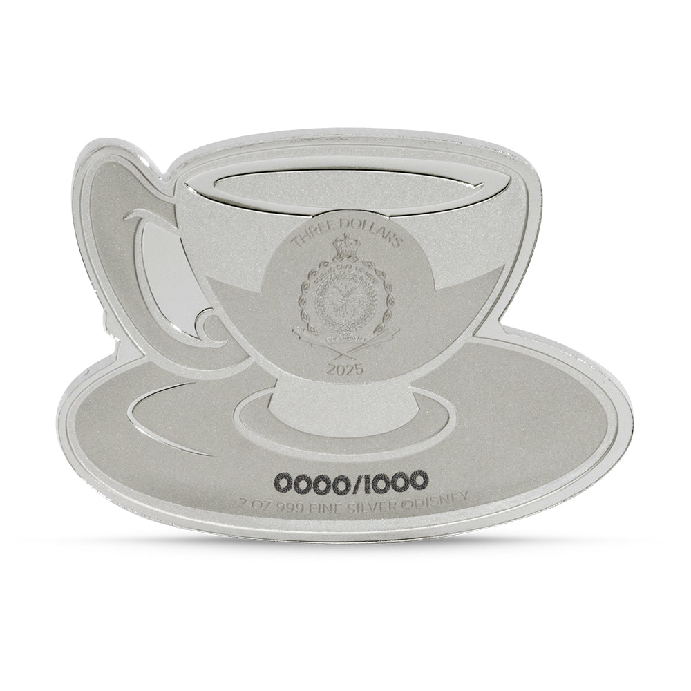 2025 Disney Alice In Wonderland - Mad Hatter's Tea Party 2oz Silver Coin - Direct Coins
