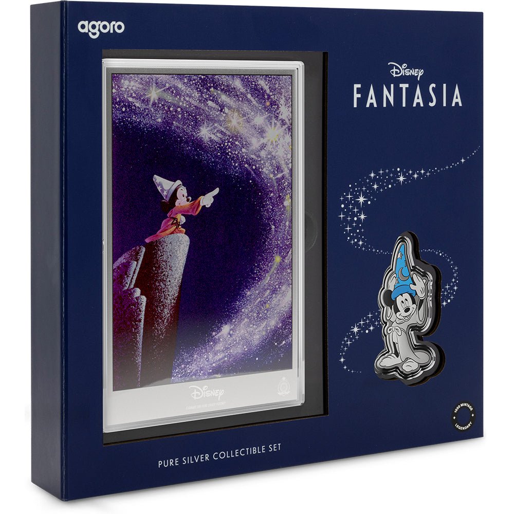 2025 Disney Fantasia - Collectible Set 1oz Silver Coin + 5g Silver Foil Set Shipper