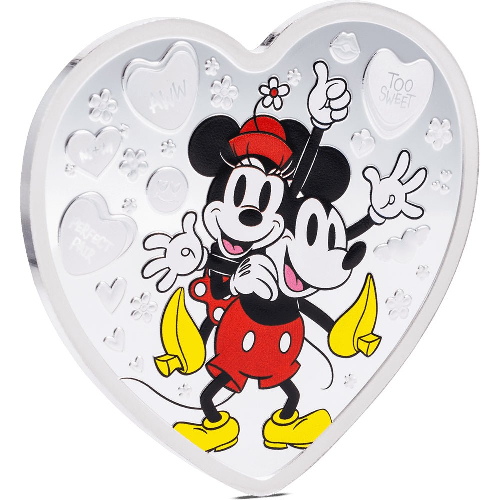 2025 Disney I Love Us - Mickey Mouse & Minnie Mouse 1oz Silver Coin - Direct Coins