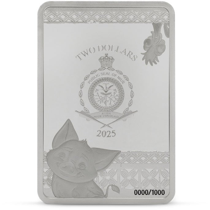 2025 Disney - Moana 1oz Silver Coin Obverse