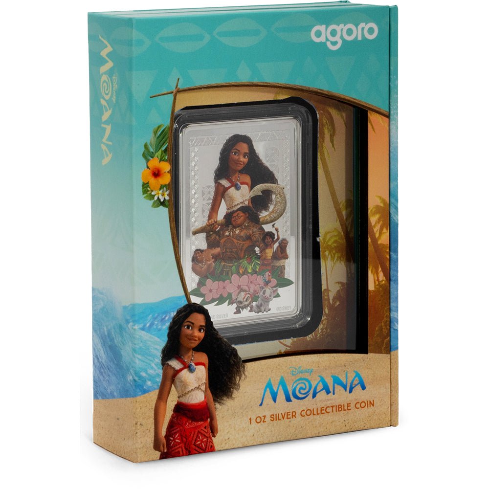 2025 Disney - Moana 1oz Silver Coin Shipper
