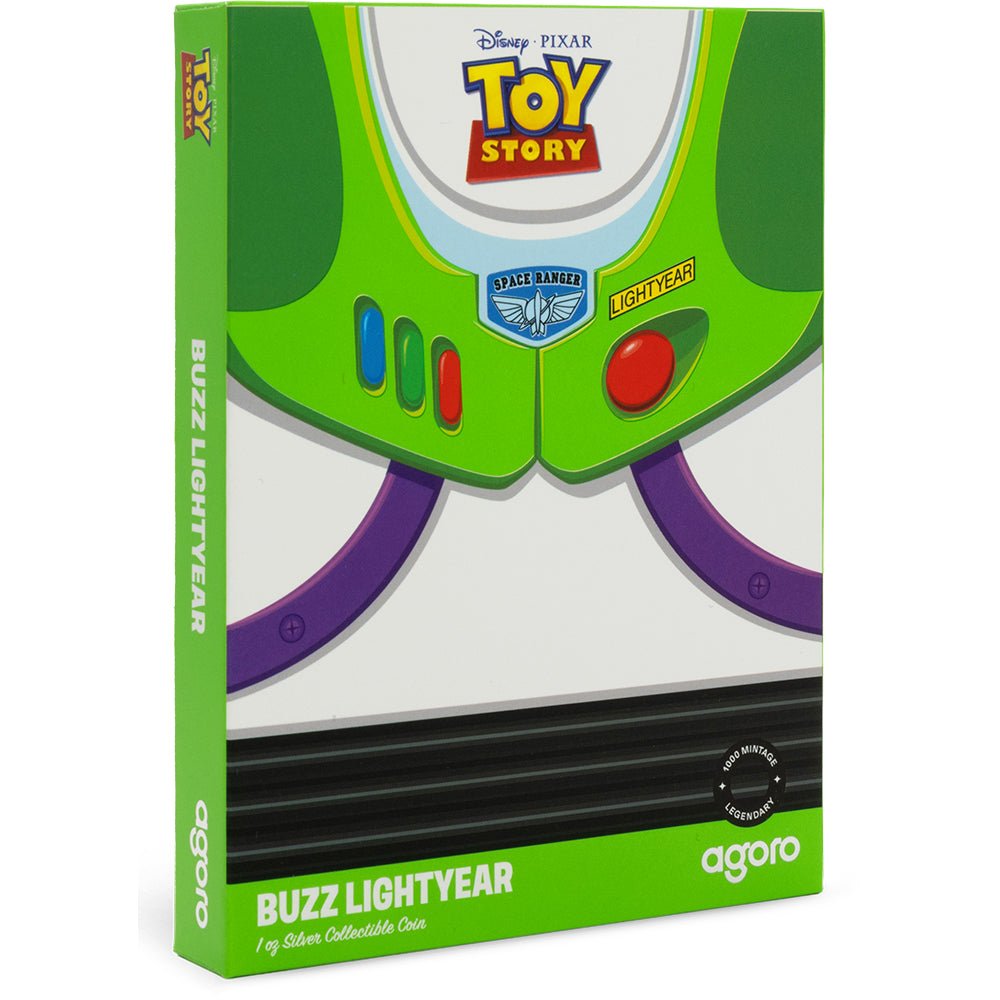 2025 Disney Pixar - Toy Story (1995) 30th Anniversary - Buzz 1oz Silver Coin Shipper