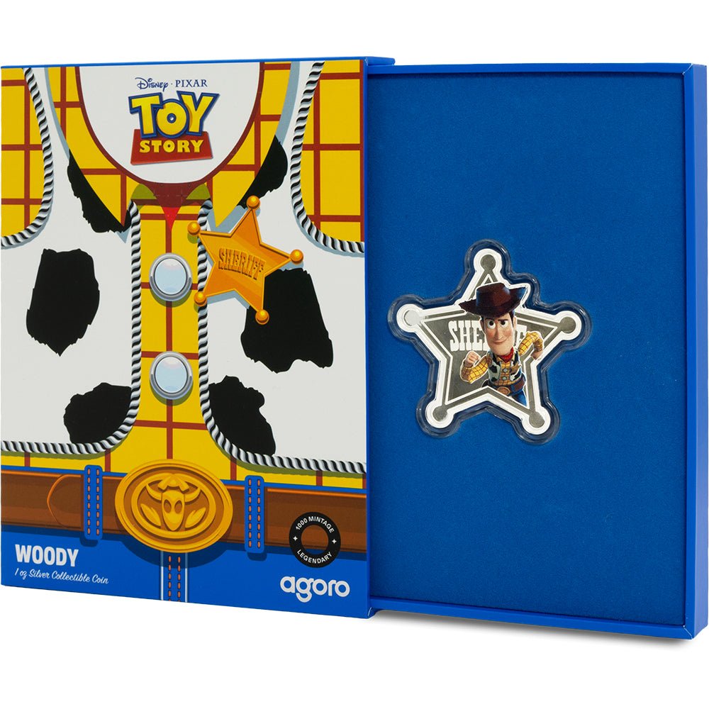 2025 Disney Pixar - Toy Story (1995) 30th Anniversary - Woody 1oz Silver Coin Case