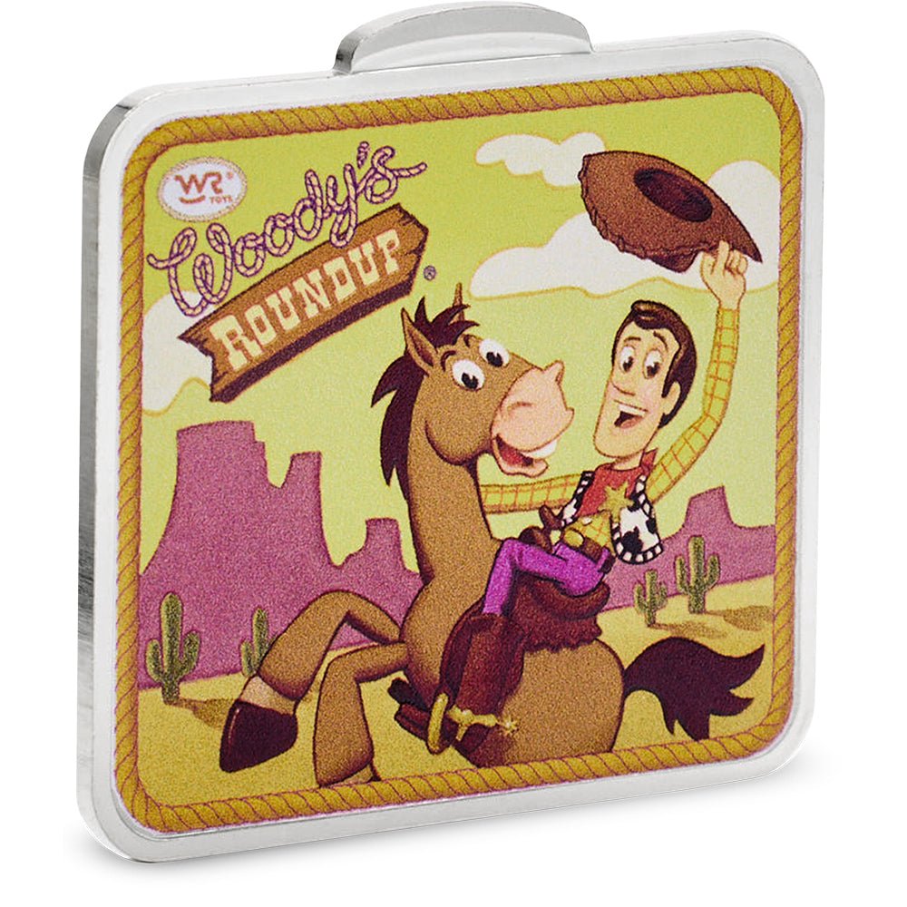 2025 Disney Pixar Woody's Roundup - Bullseye 1oz Silver Coin - Direct Coins