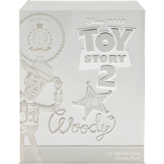 2025 Disney Pixar Woody's Roundup - Sheriff Woody 1oz Silver Coin - Direct Coins