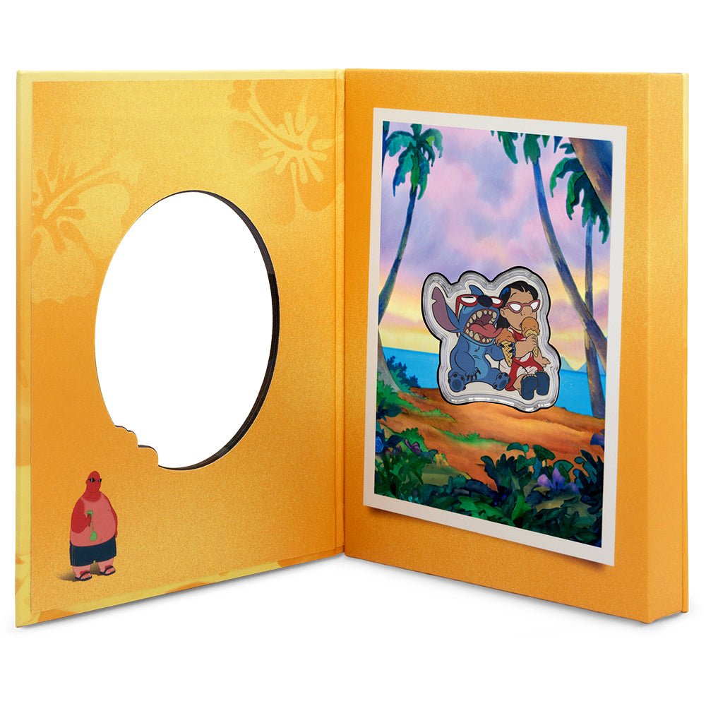 2025 Disney Stitch - Mmmm Ice Cream 1oz Silver Coin Case