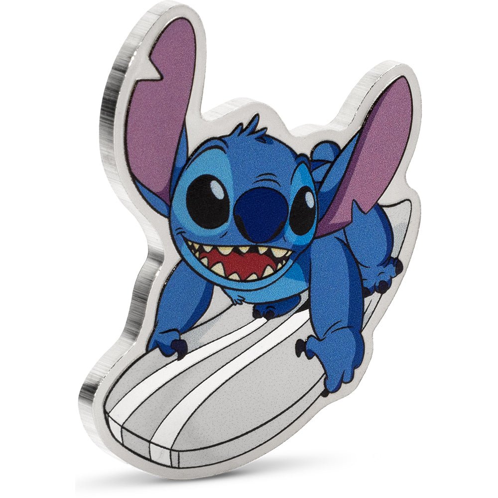 2025 Disney Stitch - Surf's Up 1oz Silver Coin