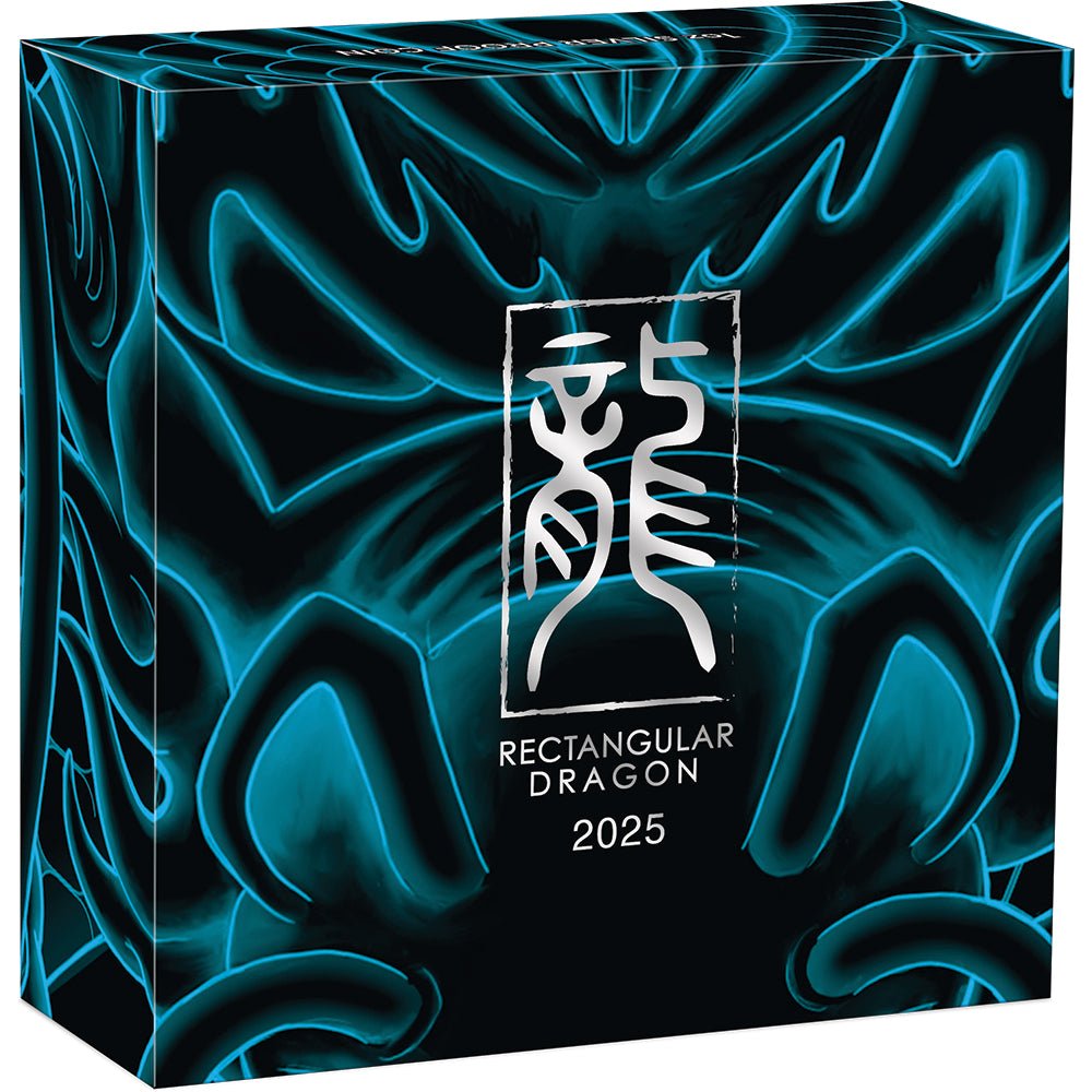 Rectangular Dragon 2025 Dragon 1oz Silver Proof Rectangular Coin | Direct Coins