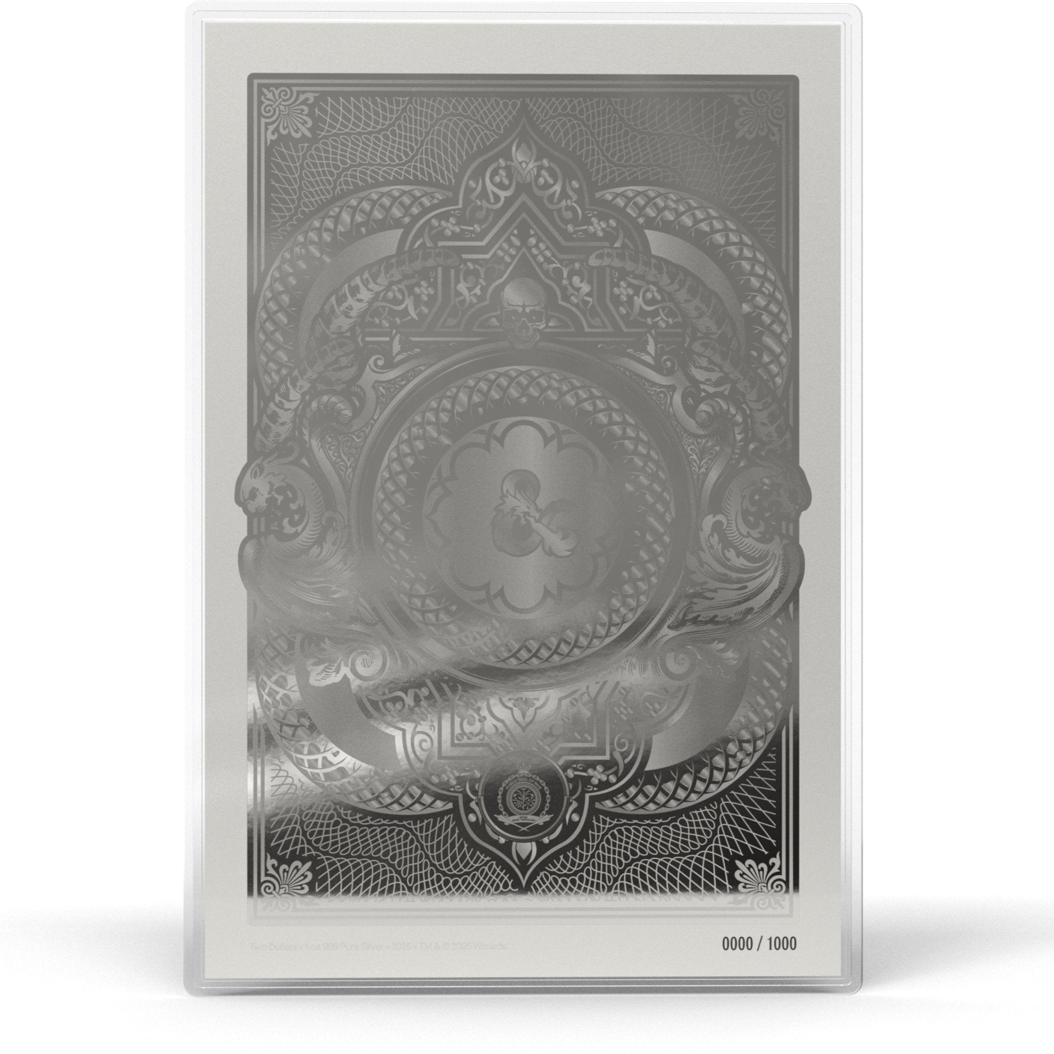 2025 Dungeons & Dragons - Dungeon Master's Guide (2014) 1oz Silver Collectible Foil Obverse