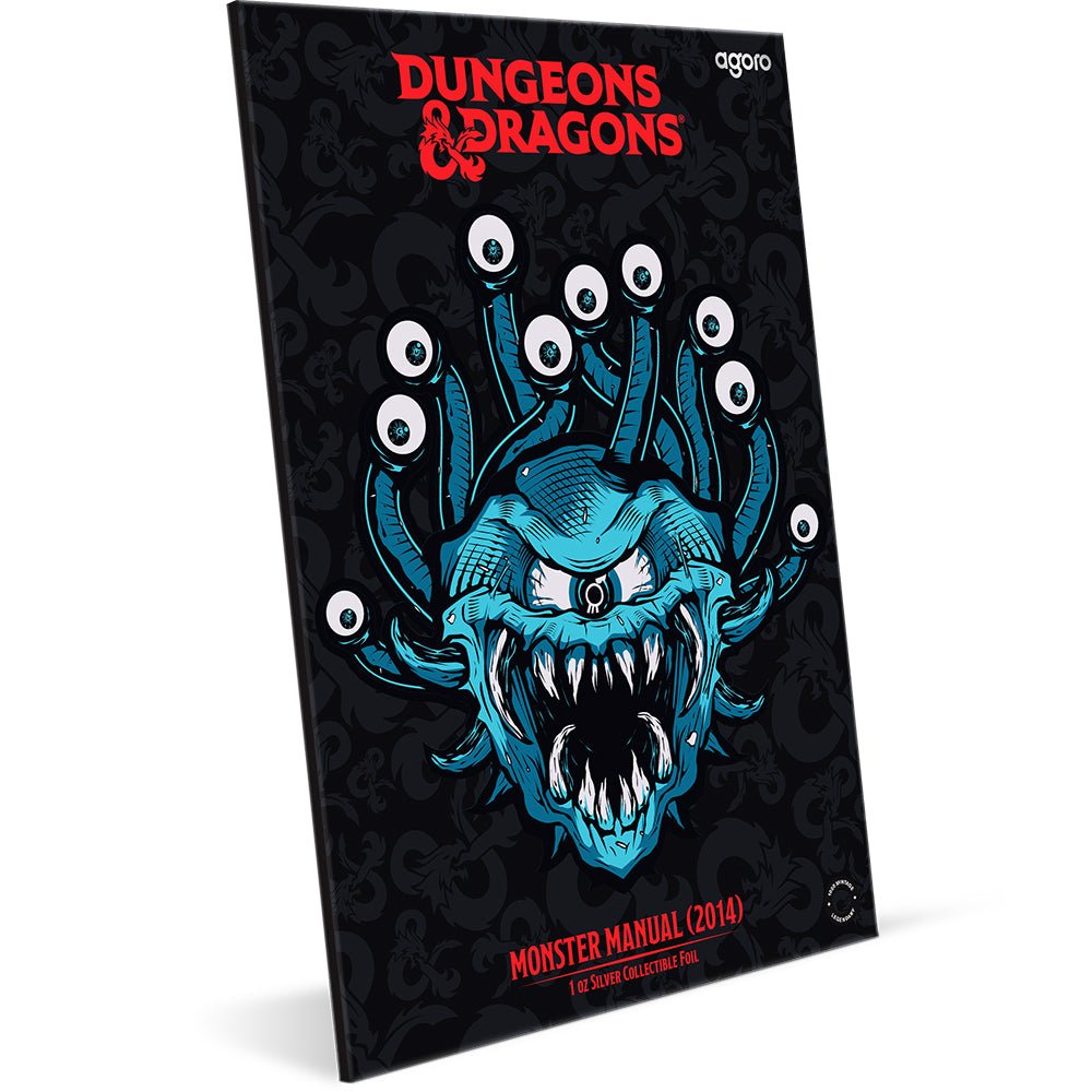 2025 Dungeons & Dragons - Monster Manual (2014) 1oz Silver Foil Shipper