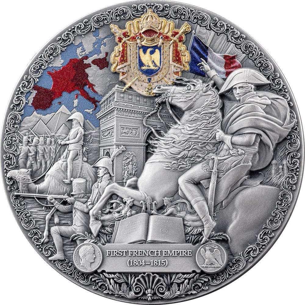 2025 French Empire 2oz Silver Antique Coin