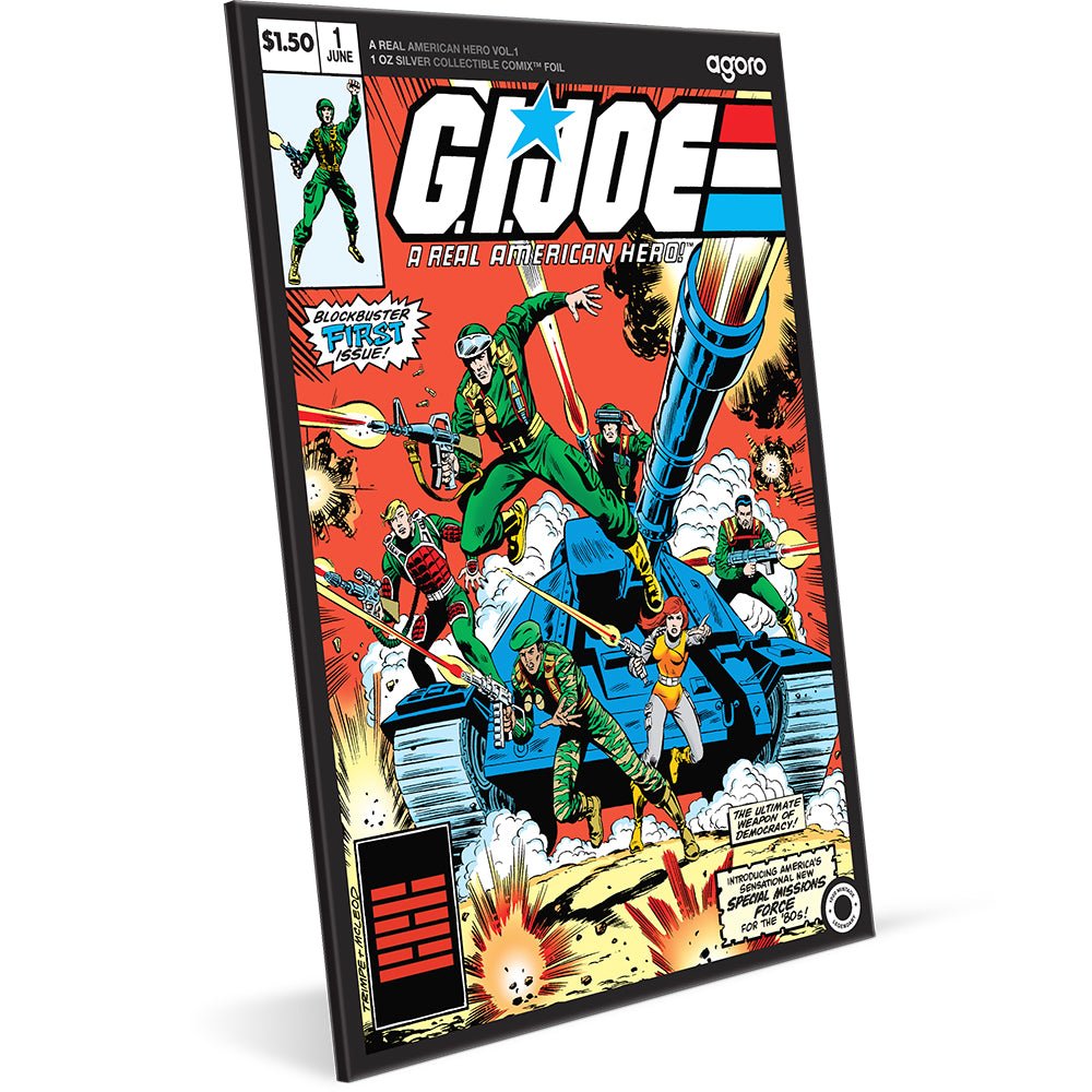 2025 G.I. Joe - A Real American Hero Vol.1 1oz Silver Collectible Foil Shipper