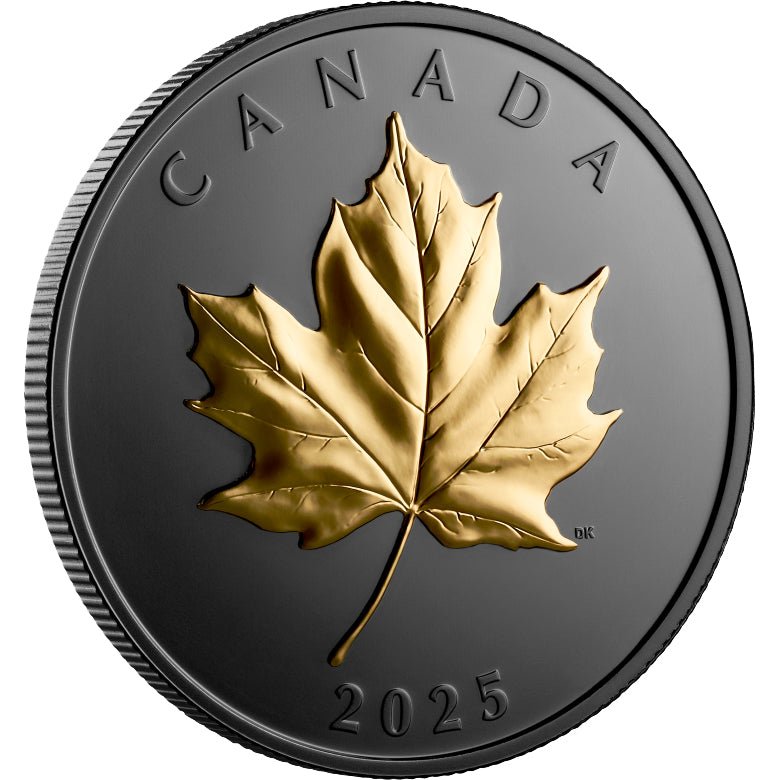 2025 Gilded Elegant Maple - 1oz Fine Silver Coin