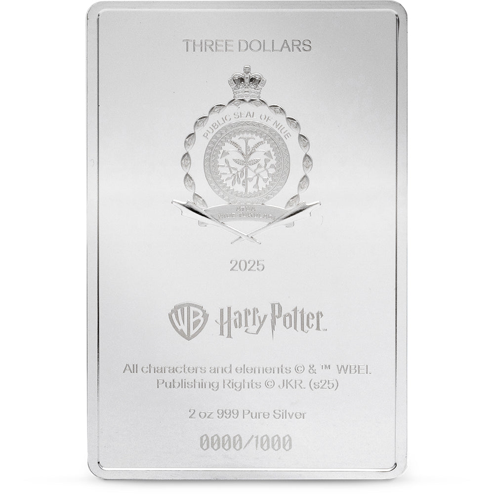 2025 HARRY POTTER™ - Harry Potter And The Deathly Hallows 2oz Silver Coin Obverse