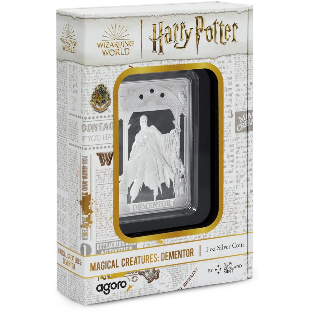 2025 HARRY POTTER™ Magical Creatures - Dementor 1oz Silver Coin Shipper
