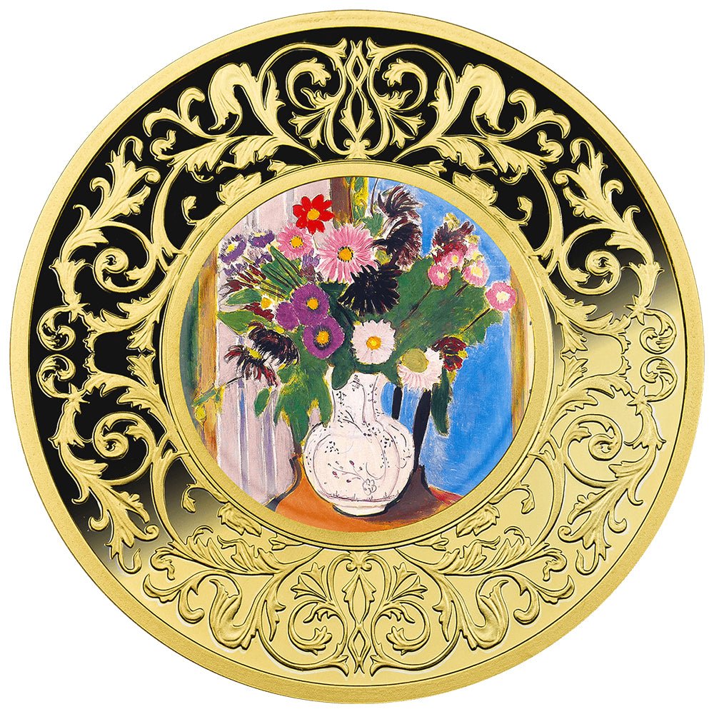 2025 Henri Matisse - Flowers Silver Gilded Proof Coin