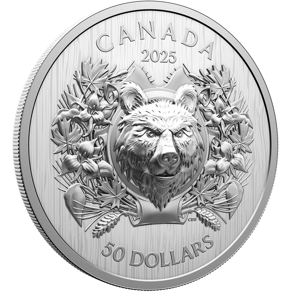 2025 Heraldic Bear Fine Silver EHR/UHR Coin - Direct Coins