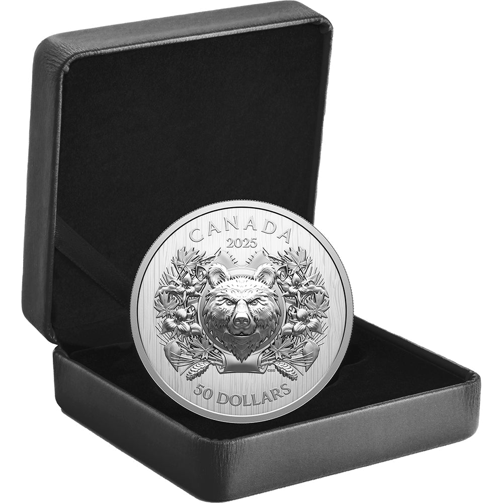 2025 Heraldic Bear Fine Silver EHR/UHR Coin - Direct Coins