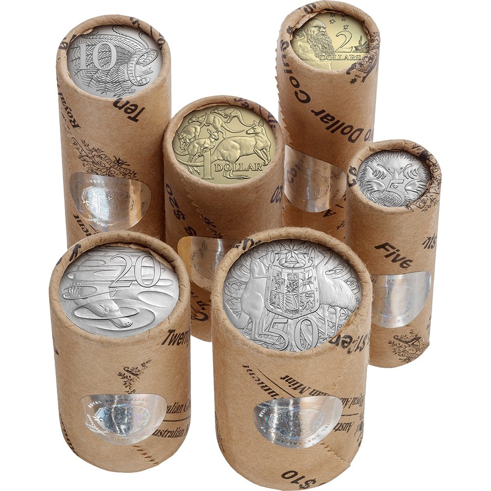 2025 HM King Charles III Premium Coin Roll Set - Direct Coins