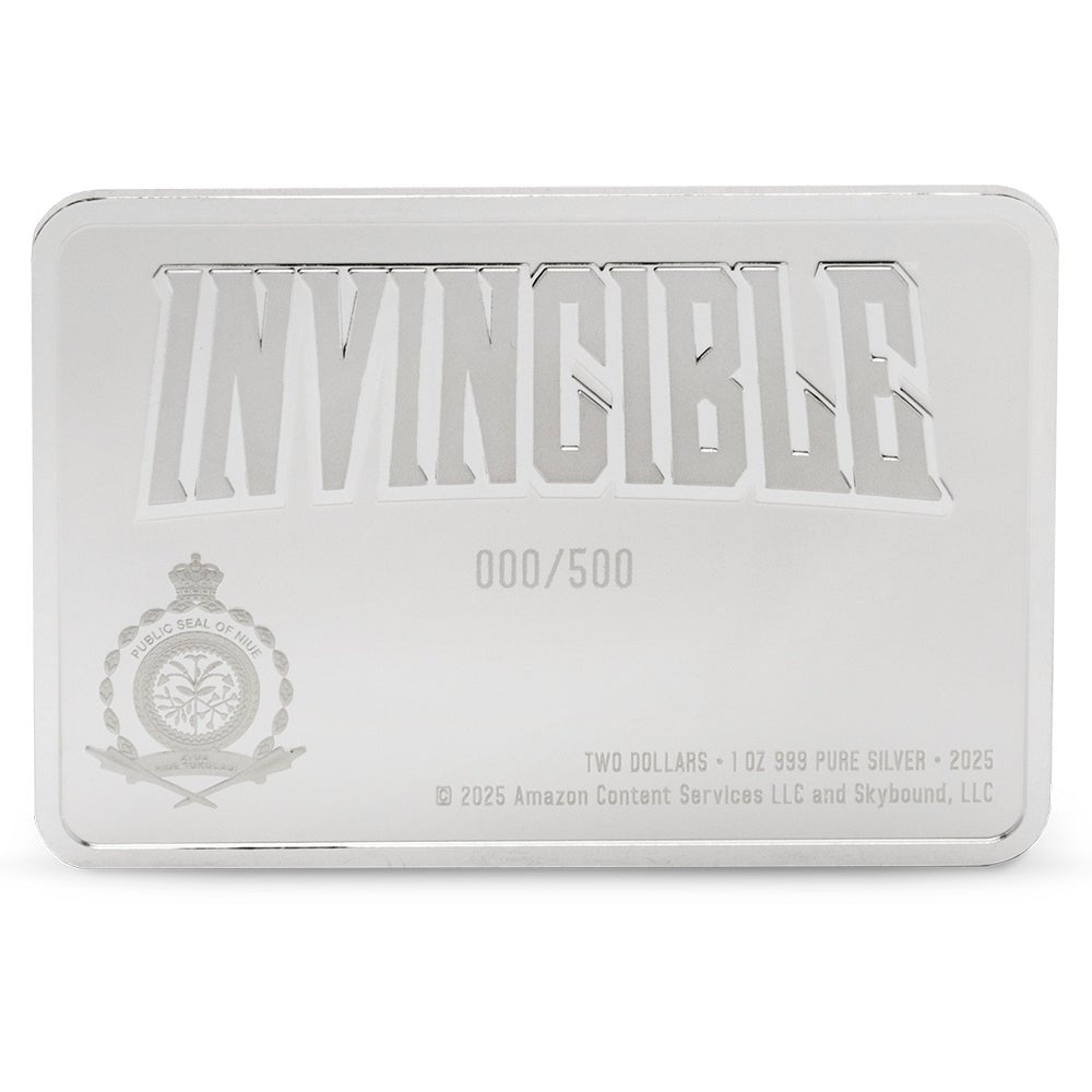 2025 Invincible – Where I Really Come From - Omni-Man 1oz Silver Coin Obverse